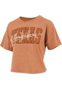 Pressbox Texas Longhorns Womens Burnt Orange Everest Short Sleeve T-Shirt