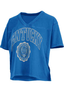 Pressbox Kentucky Wildcats Womens Blue Sycamore Short Sleeve T-Shirt