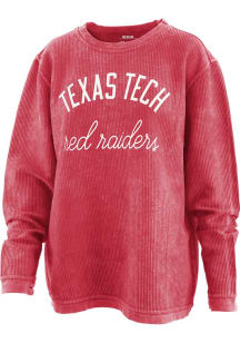 Pressbox Texas Tech Red Raiders Womens Red Daniela LS Tee