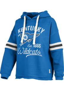 Pressbox Kentucky Wildcats Womens Blue Super Hooded Sweatshirt