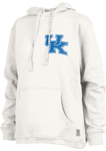 Pressbox Kentucky Wildcats Womens White High time Hooded Sweatshirt