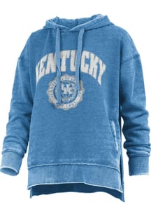 Pressbox Kentucky Wildcats Womens Blue Marni Hooded Sweatshirt