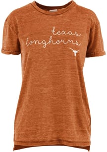 Pressbox Texas Longhorns Womens Burnt Orange Boyfriend Short Sleeve T-Shirt