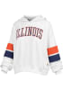 Gameday Social Illinois Fighting Illini Womens Navy Blue Phipps Split Crew Sweatshirt