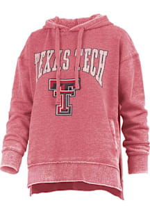 Pressbox Texas Tech Red Raiders Womens Red Caldwell Hooded Sweatshirt