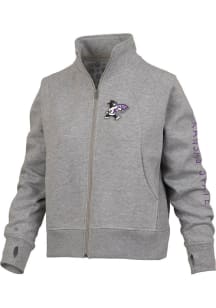 Womens K-State Wildcats Grey Pressbox Homecoming Light Weight Jacket