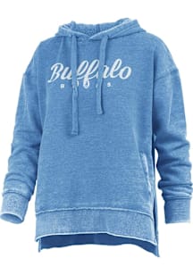 Pressbox Buffalo Bulls Womens Blue Aleena Hooded Sweatshirt