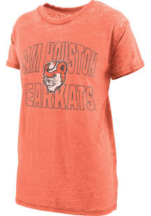 Pressbox Sam Houston State Bearkats Womens Orange Maxine Short Sleeve T-Shirt