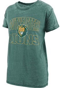 Pressbox Southeastern Louisiana Lions Womens Green Maxine Short Sleeve T-Shirt
