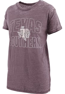 Pressbox Texas Southern Tigers Womens Maroon Maxine Short Sleeve T-Shirt