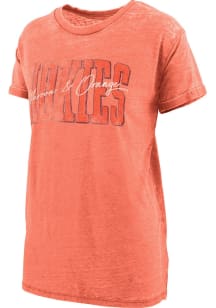Pressbox Virginia Tech Hokies Womens Orange Everest Short Sleeve T-Shirt
