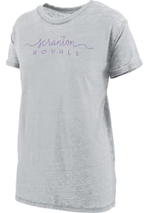 Pressbox Scranton Royals Womens Grey Valdosta Short Sleeve T-Shirt