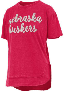 Nebraska Cornhuskers Red Pressbox Chelsea Short Sleeve T-Shirt