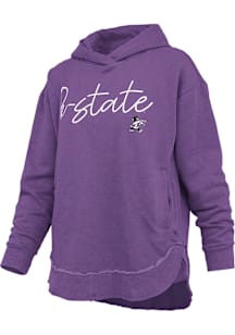 Pressbox K-State Wildcats Womens Purple Clairmont Hooded Sweatshirt