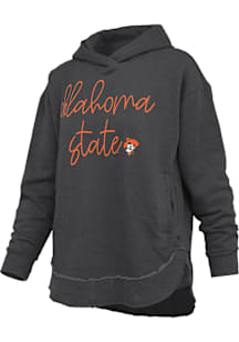 Pressbox Oklahoma State Cowboys Womens Black Clairmont Hooded Sweatshirt