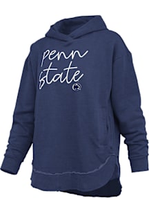Pressbox Penn State Nittany Lions Womens Navy Blue Clairmont Hooded Sweatshirt
