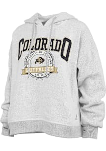 Pressbox Colorado Buffaloes Womens Oatmeal Amore Hooded Sweatshirt