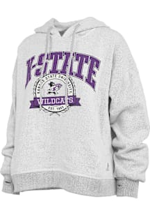 Pressbox K-State Wildcats Womens Oatmeal Amore Hooded Sweatshirt