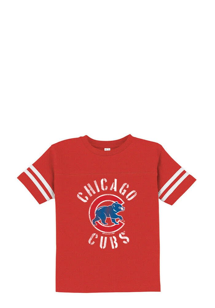 47 Chicago Cubs Grey Throwback Super Rival Short Sleeve T Shirt