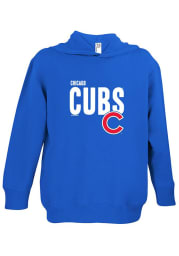 Chicago Cubs Toddler Blue Bold Long Sleeve Hooded Sweatshirt