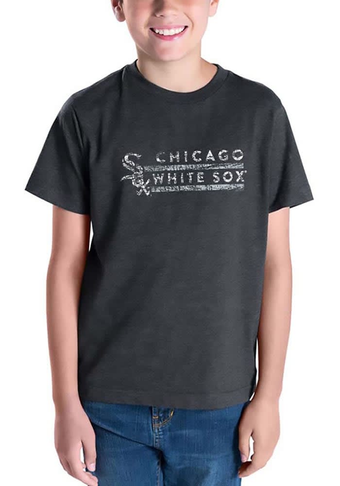 Youth Nike Black Chicago White Sox City Connect Wordmark T-Shirt Size: Medium