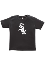 Chicago White Sox Toddler Black Primary Logo Short Sleeve T-Shirt