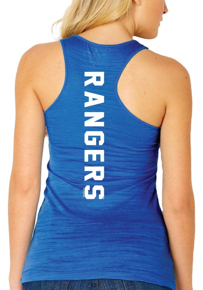 New Era Women's Red Texas Rangers Active Racerback Tank Top