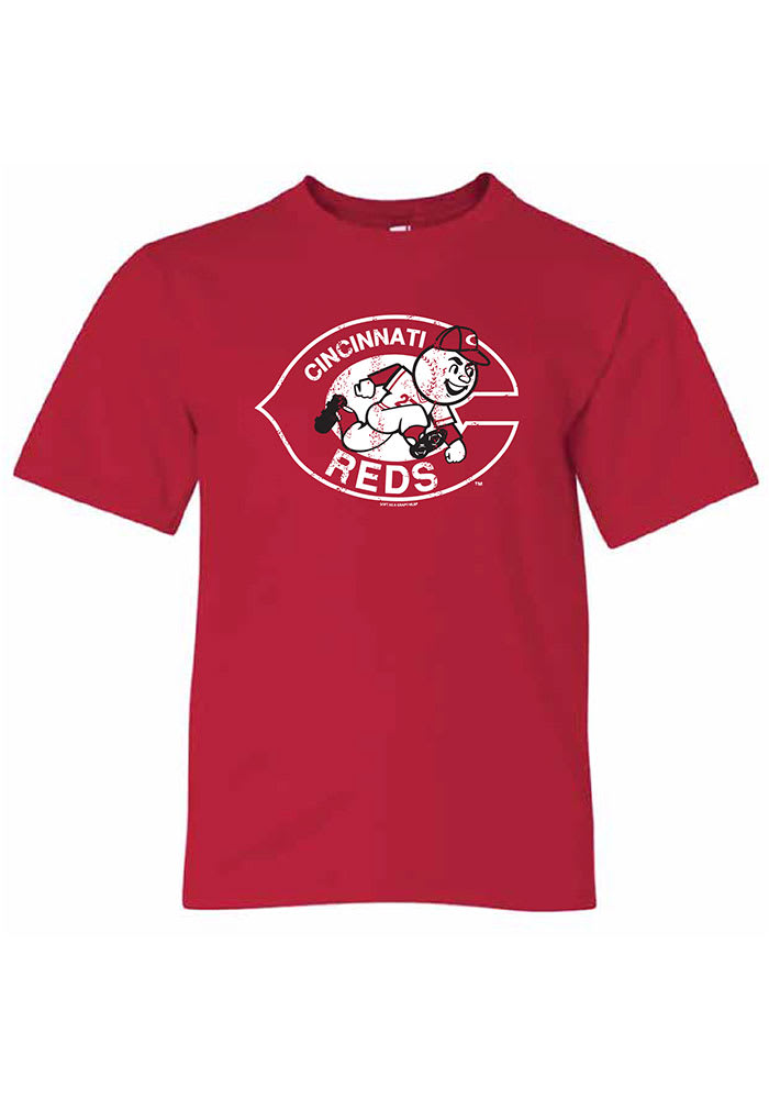 Men’s Cincinnati Reds Heather Grey Hall of Famer Roster T-Shirt