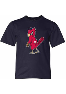St Louis Cardinals Youth Navy Blue Angry Bird Short Sleeve T-Shirt