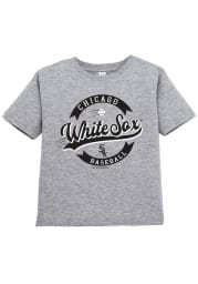 Chicago White Sox Toddler Grey Fly Ball Short Sleeve T-Shirt