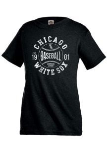 Chicago White Sox Youth Black Classic Ball Short Sleeve T-Shirt