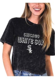 Chicago White Sox Womens Black Mineral Short Sleeve T-Shirt