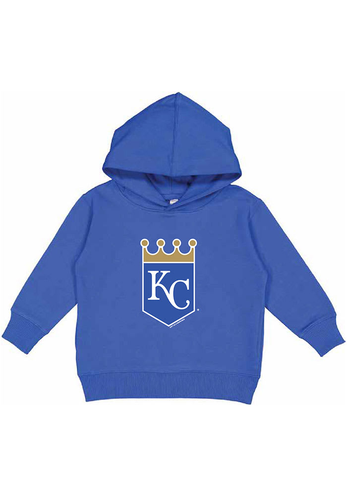 Kansas City Royals Toddler Blue Secondary Logo Long Sleeve Hooded Sweatshirt