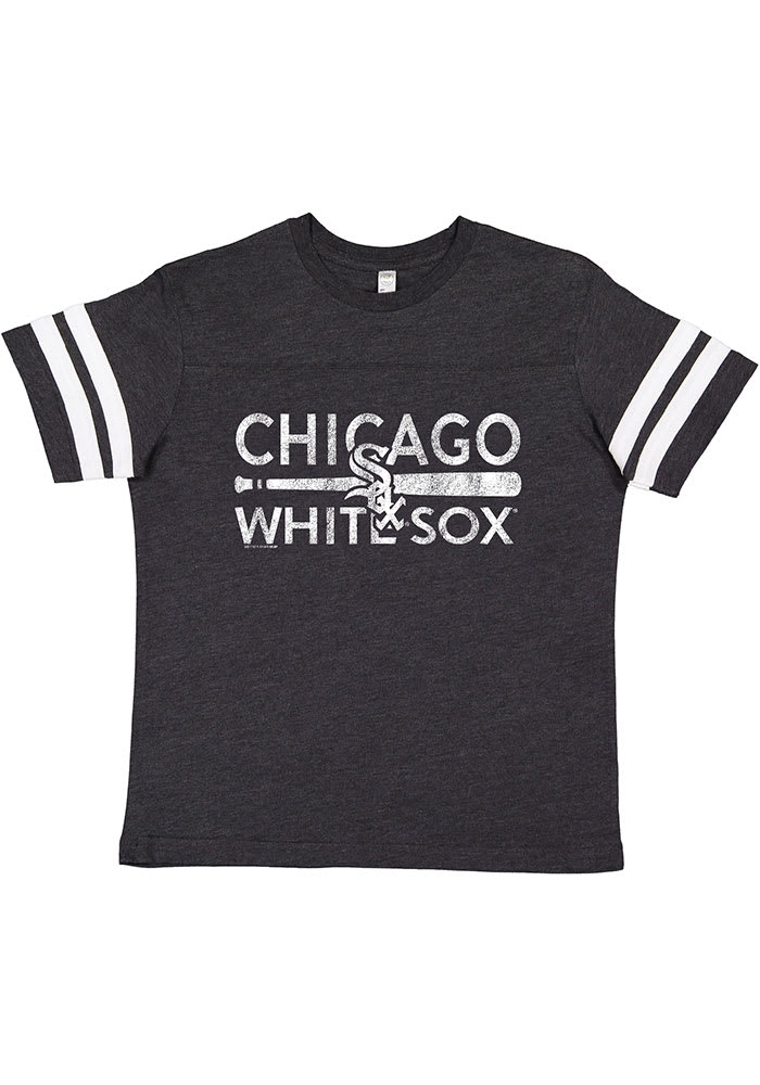 Southside Sox T-Shirt from Homage. | Charcoal | Vintage Apparel from Homage.