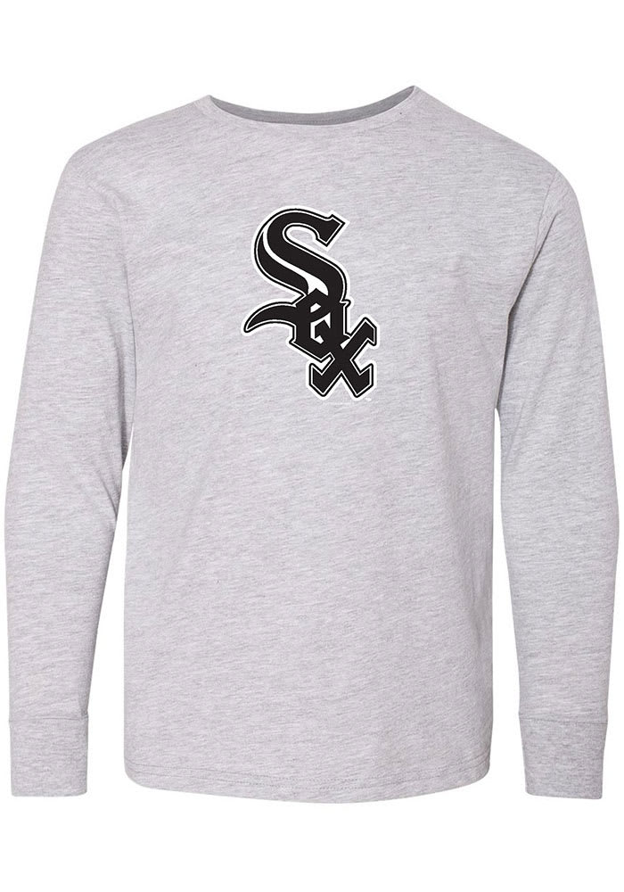 Kids Chicago White Sox Primary LOGO Long-sleeve Shirt