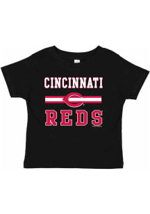 Cincinnati Reds Infant Home Team Short Sleeve T-Shirt Black