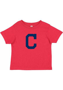 Cleveland Indians Infant Primary Logo Short Sleeve T-Shirt Red