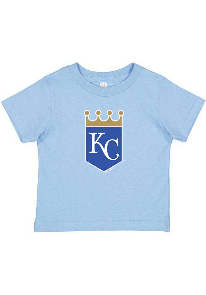 Kansas City Royals Infant Primary Logo Short Sleeve T-Shirt Light Blue