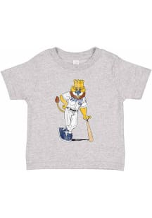 Slugger Kansas City Royals Infant Standing Mascot Short Sleeve T-Shirt Grey