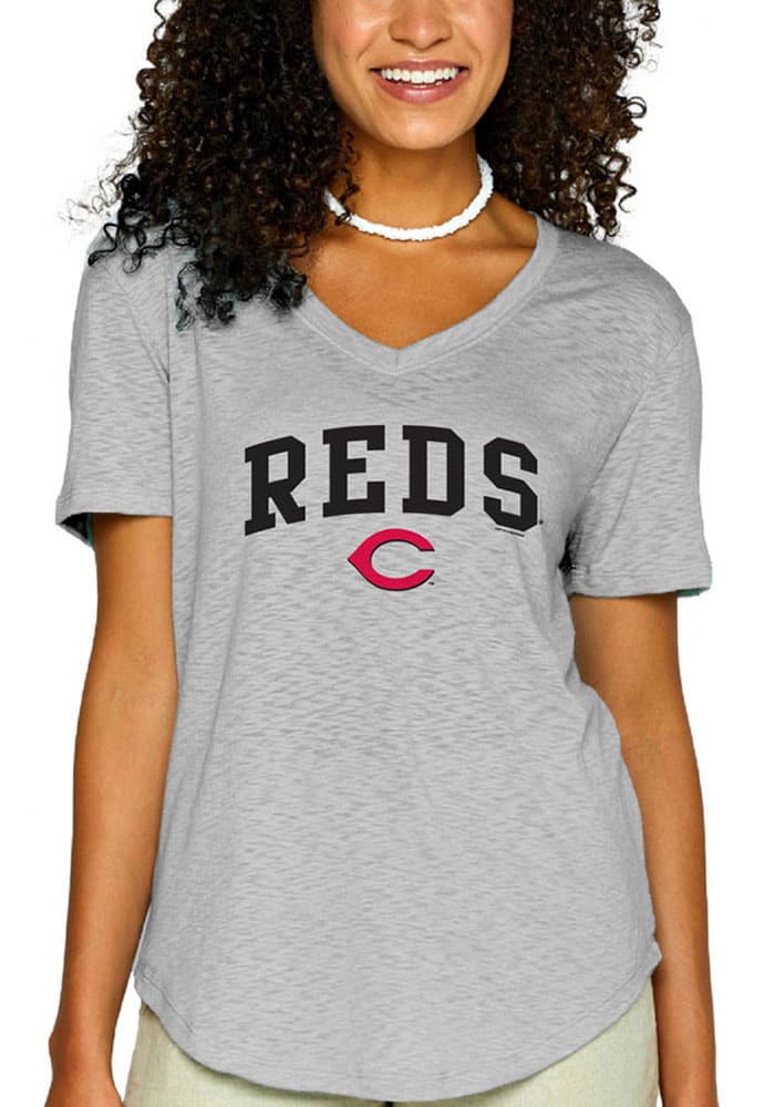 Cincinnati Reds Womens Mineral T-Shirt - Grey