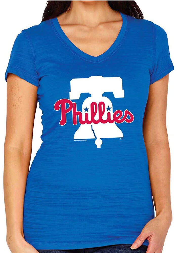 Philadelphia Phillies Womens Multi Count T-Shirt - Blue