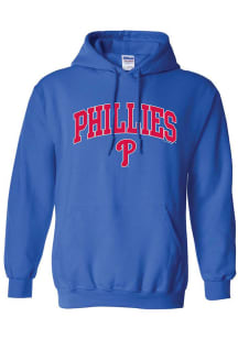 Philadelphia Phillies Womens Blue Gildan Hooded Sweatshirt