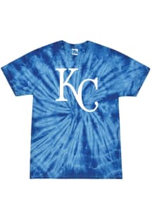 Kansas City Royals Youth Blue Spider Tie Dye Short Sleeve T-Shirt