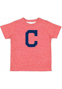Cleveland Indians Toddler Red Primary Logo Short Sleeve T-Shirt