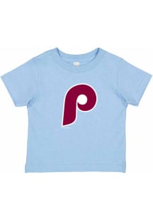 Philadelphia Phillies Toddler Light Blue Throwback Logo Short Sleeve T-Shirt
