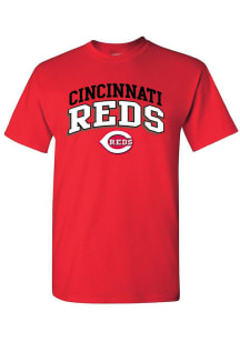 Cincinnati Reds Womens Red Unisex Short Sleeve T-Shirt