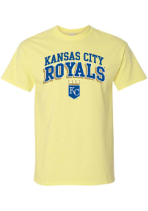 Kansas City Royals Womens Yellow Unisex Short Sleeve T-Shirt