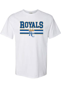 Kansas City Royals Womens White Unisex Short Sleeve T-Shirt