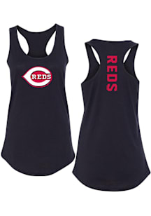 Cincinnati Reds Womens Black Ideal Tank Top