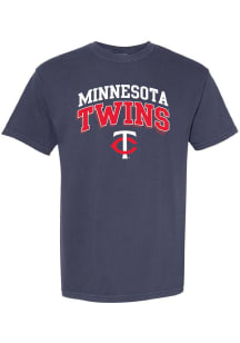 Minnesota Twins Womens Navy Blue Classic Short Sleeve T-Shirt